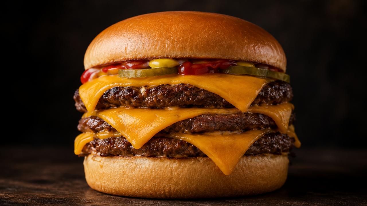 10. Triple-Double Burger