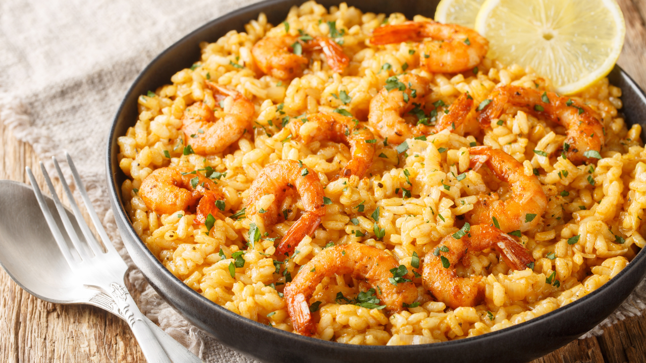7. Skip: Seafood risotto