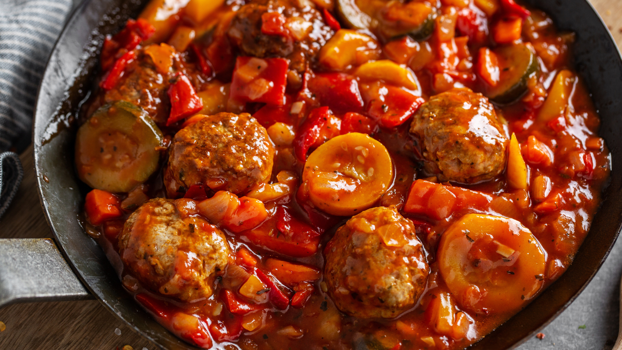 1. Pepper Jelly Cocktail Meatballs