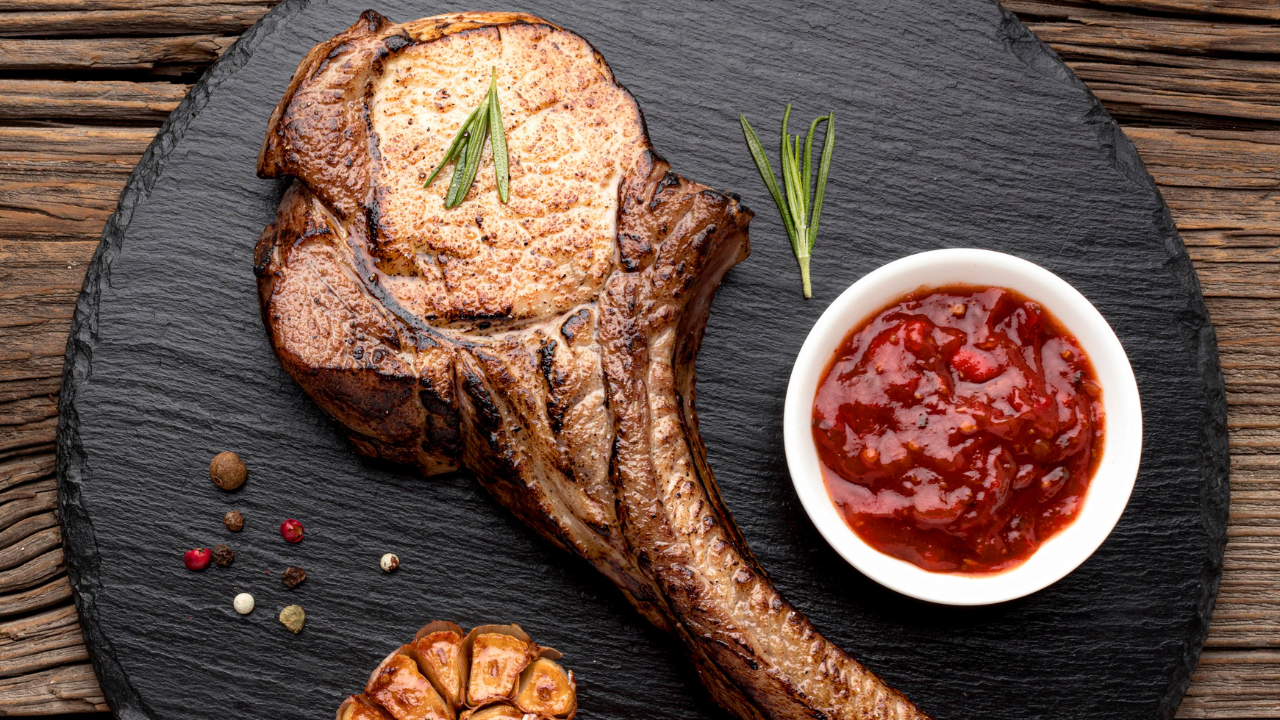 3. Tomahawk ribeye