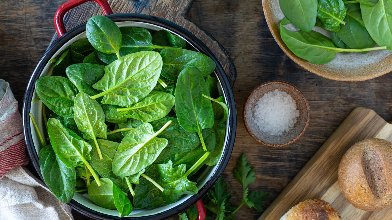 6. Spinach Provides Nitrates and Potassium