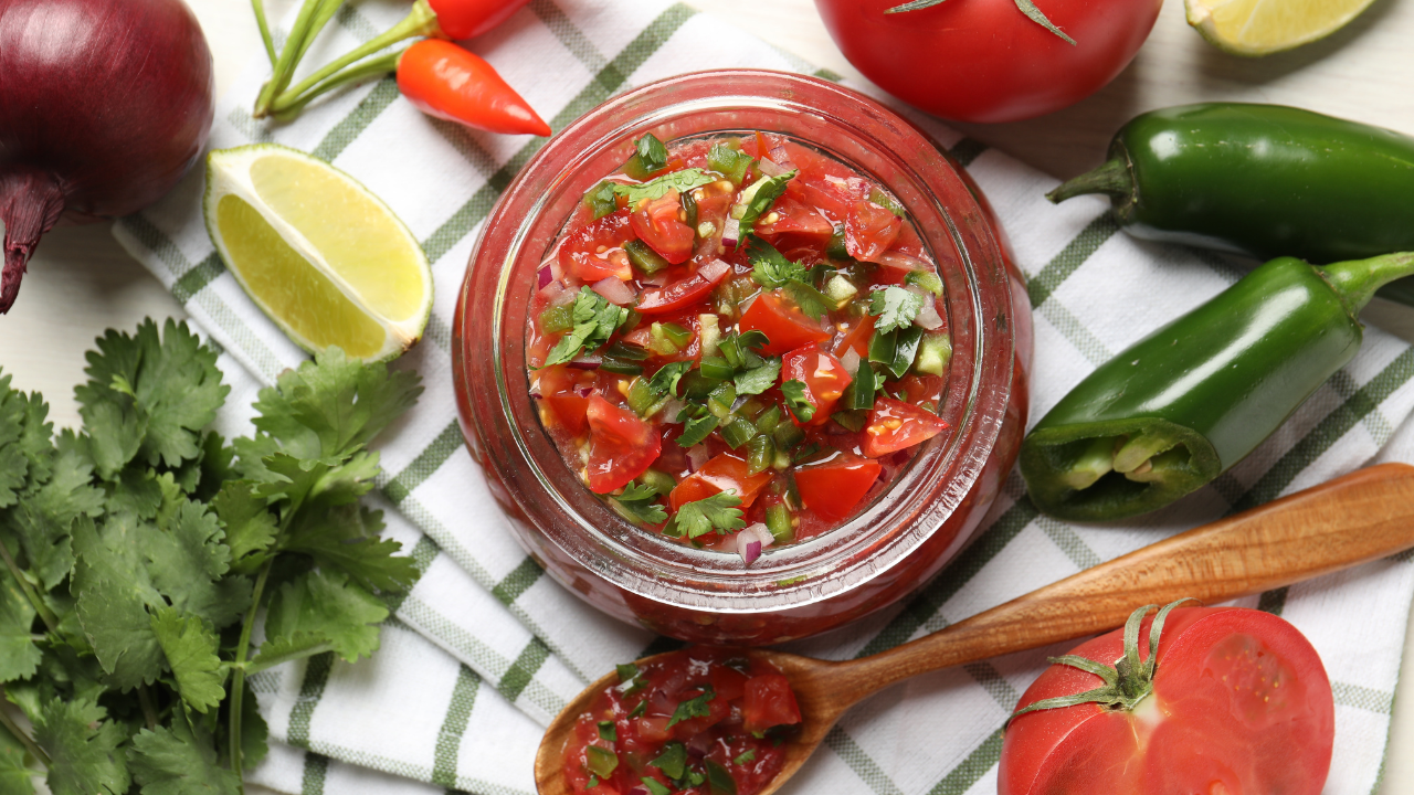 11. Salsa With Fresh Vegetables