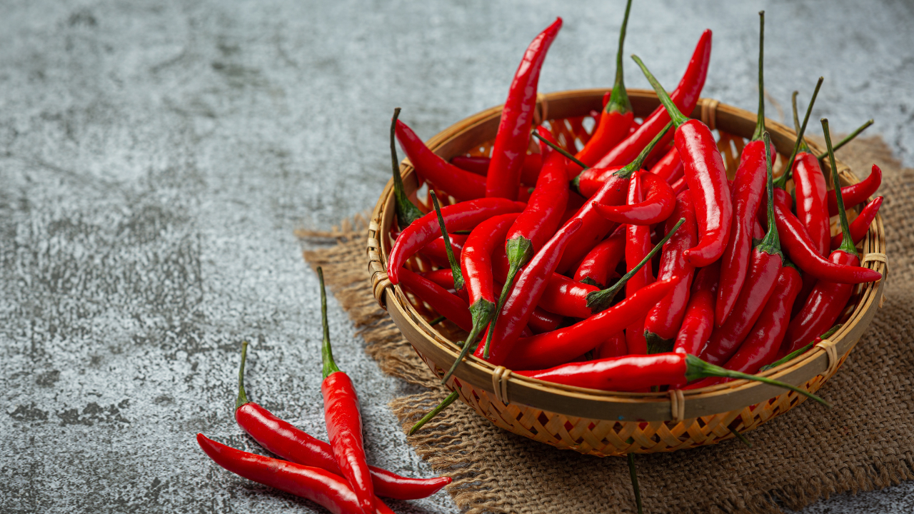 14. Chili peppers