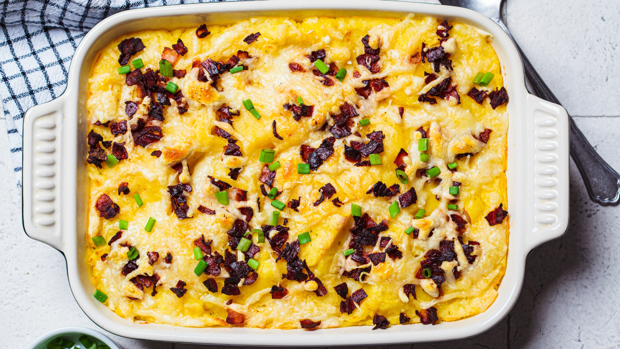 12. Overnight Breakfast Casserole with Hash Browns
