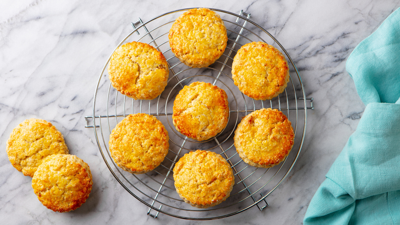 15. Drop Biscuits with Orange Honey Butter