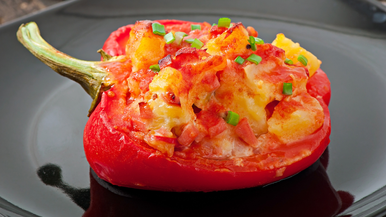 14. Veggie-stuffed peppers