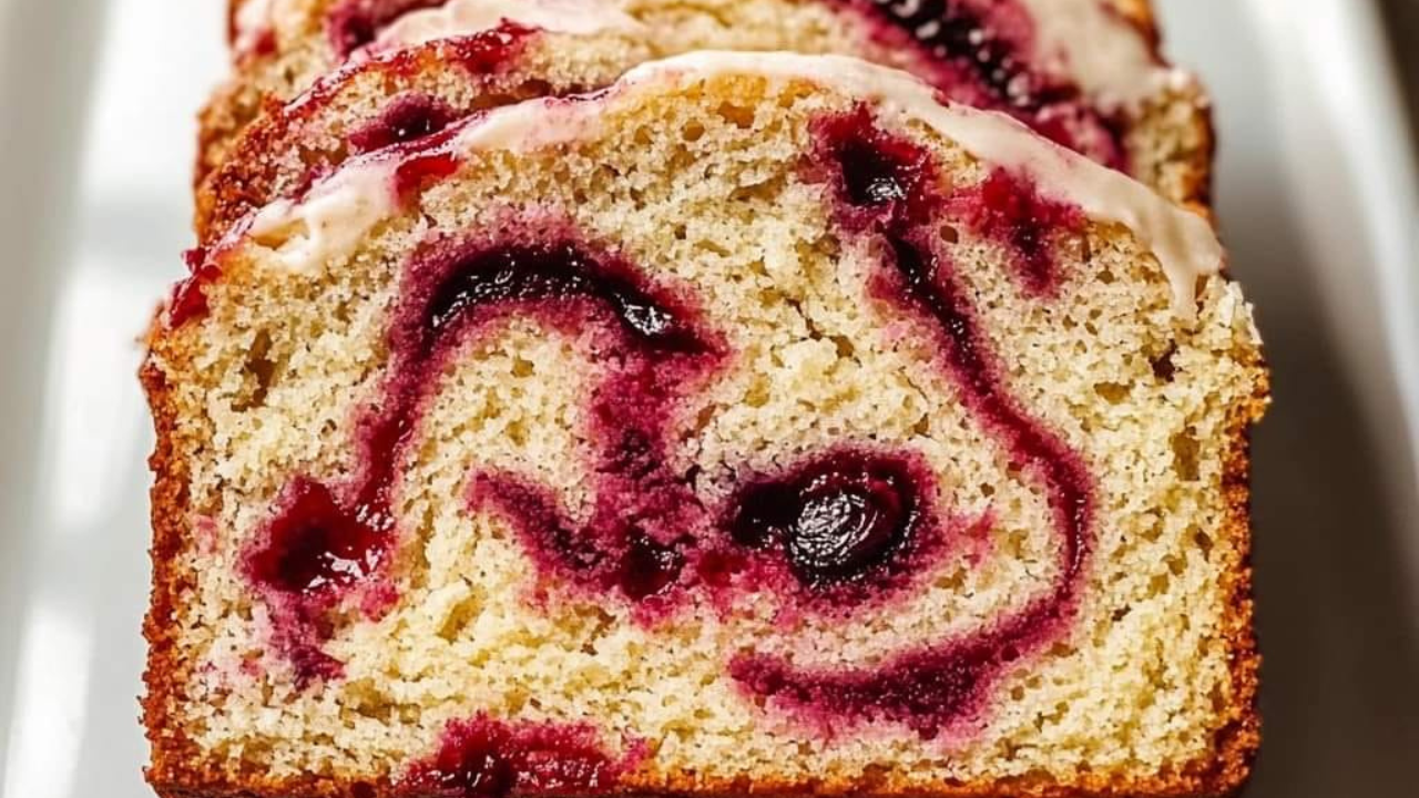 5. Cranberry Marble Loaf