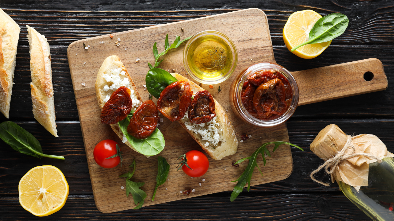 9. Sundried tomato spread