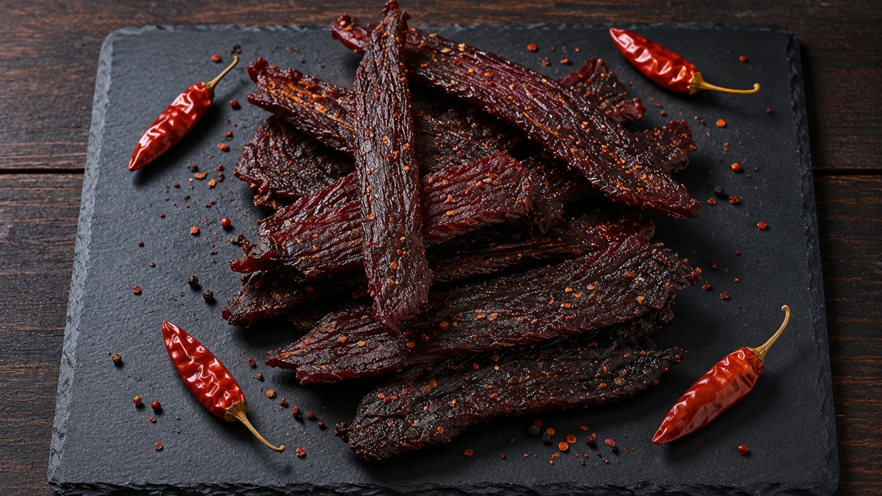 10. Simms original beef jerky — protein-packed savory snack