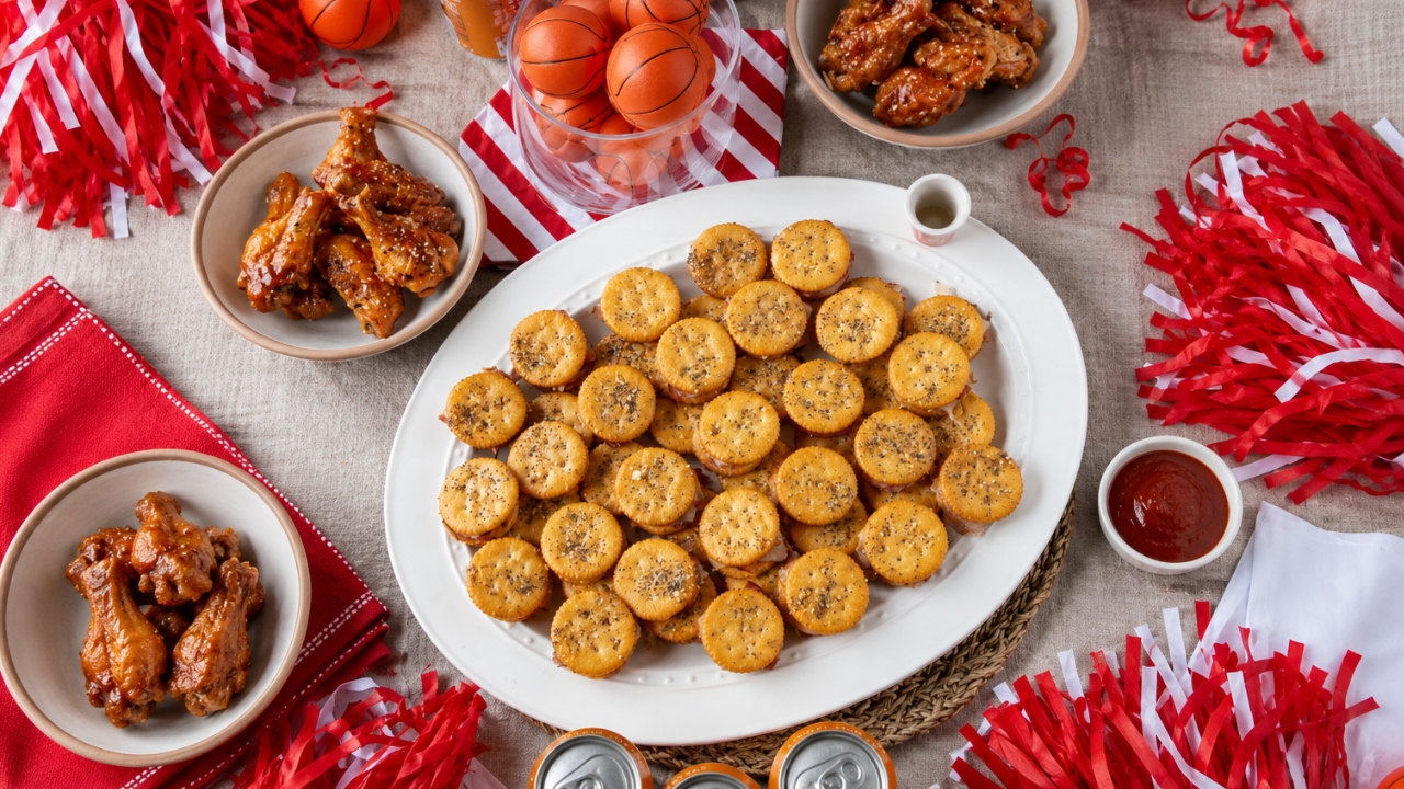 7. Savoritz shallot and chive sandwich crackers — creamy and crunchy snack