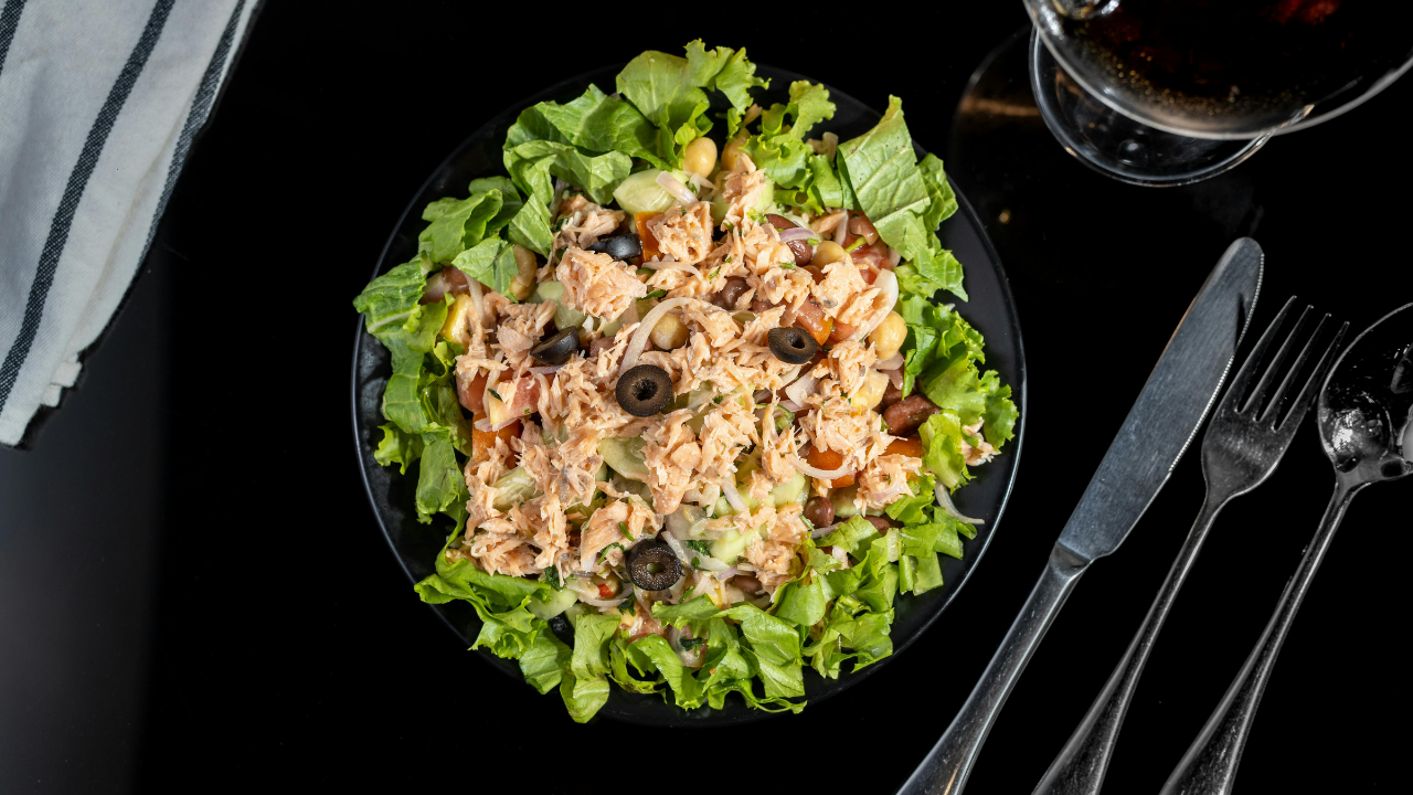12. Chickpea tuna salad
