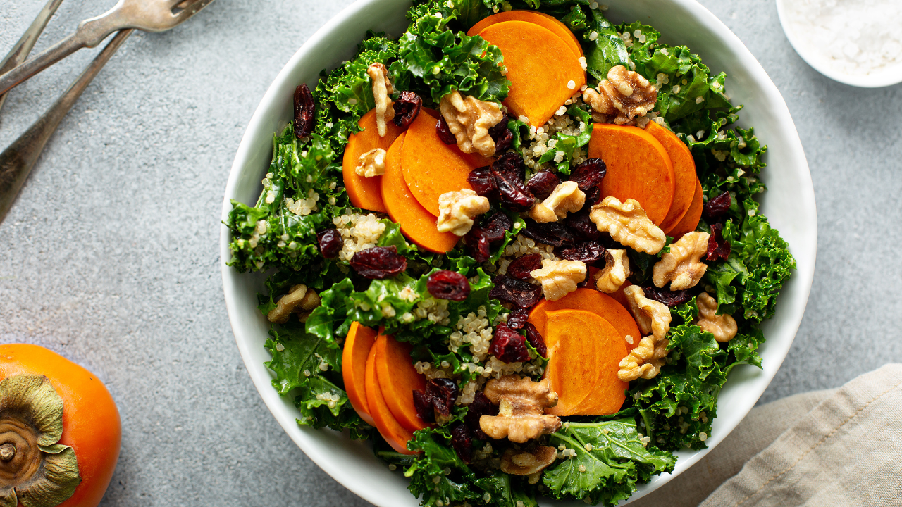 2. Kale Persimmon Salad