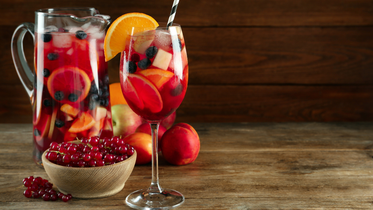 6. Spiced Harvest Sangria with Figs and Persimmons