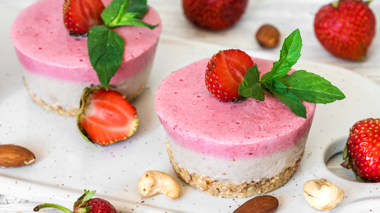 12. Strawberry Cheesecake Bars