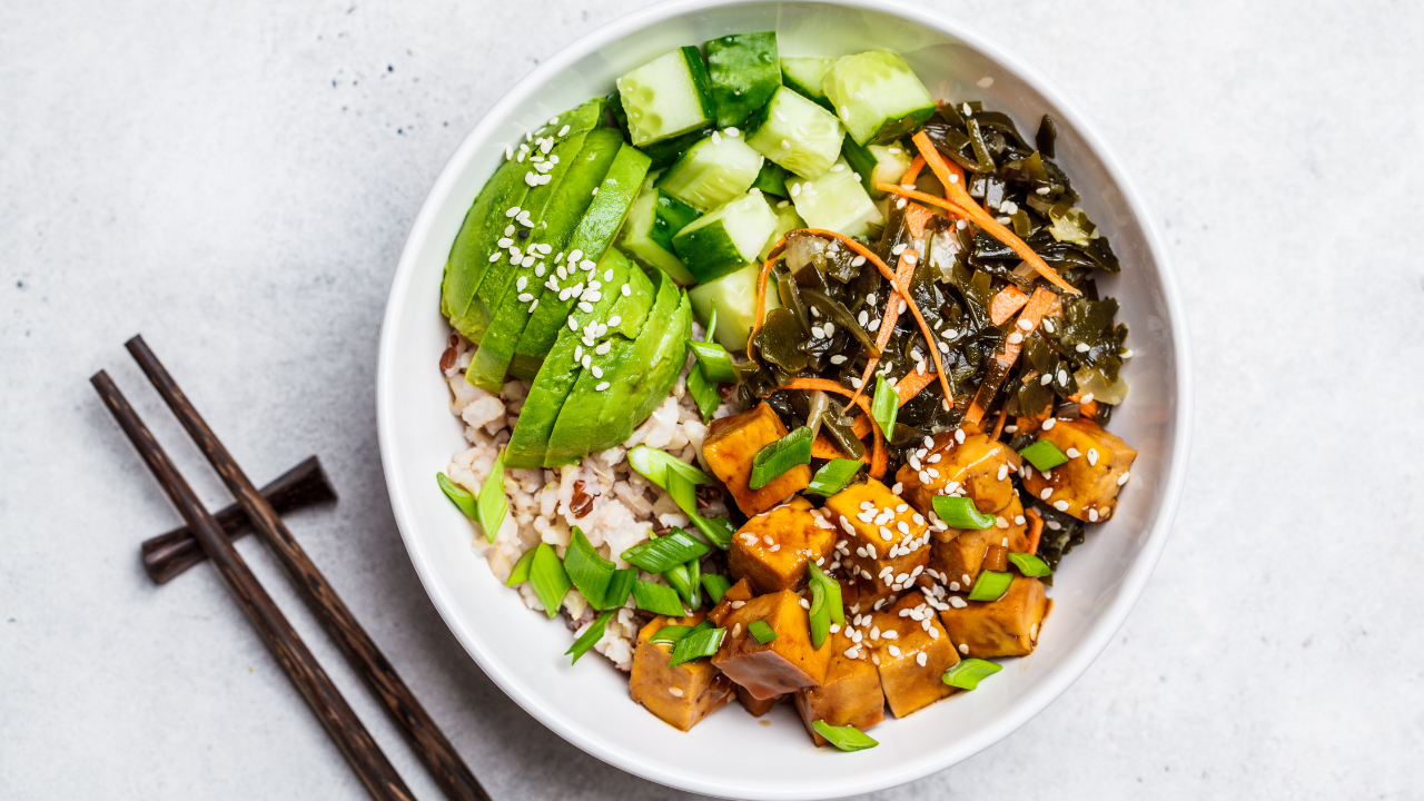 17. Easy tofu bowl