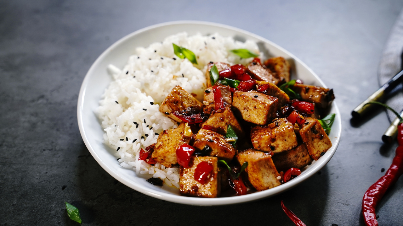 14. Black pepper tofu