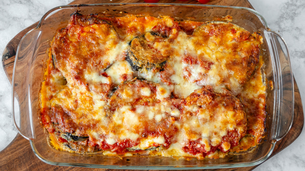 16. Eggplant Parmesan