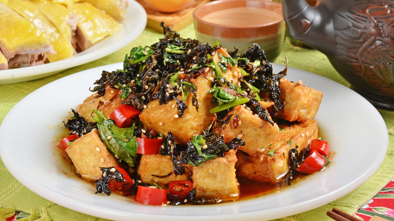 1. Sheet pan tofu