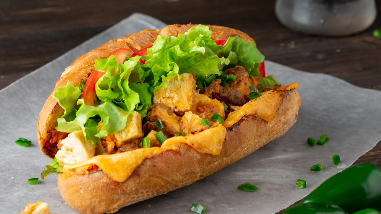 6. BBQ tofu sandwich