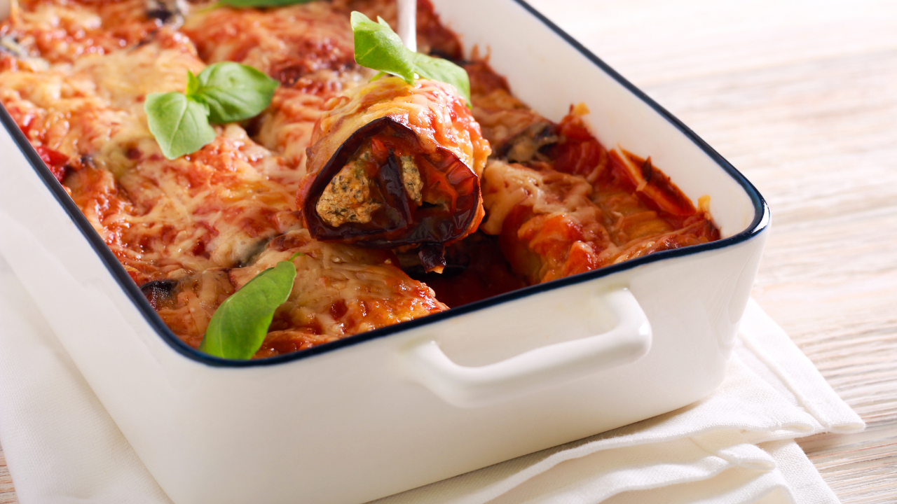 2. Eggplant rollatini