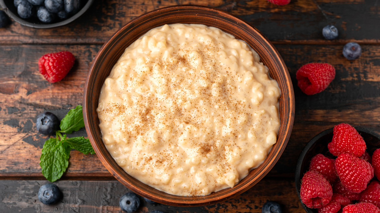 12. Rice pudding