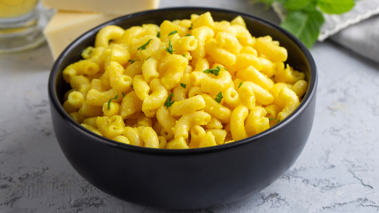1. Dairy-free mac and cheese