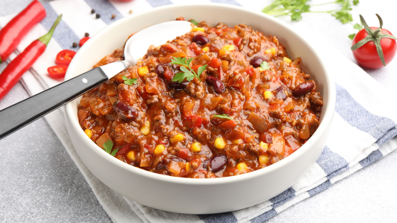 8. The best homemade chili