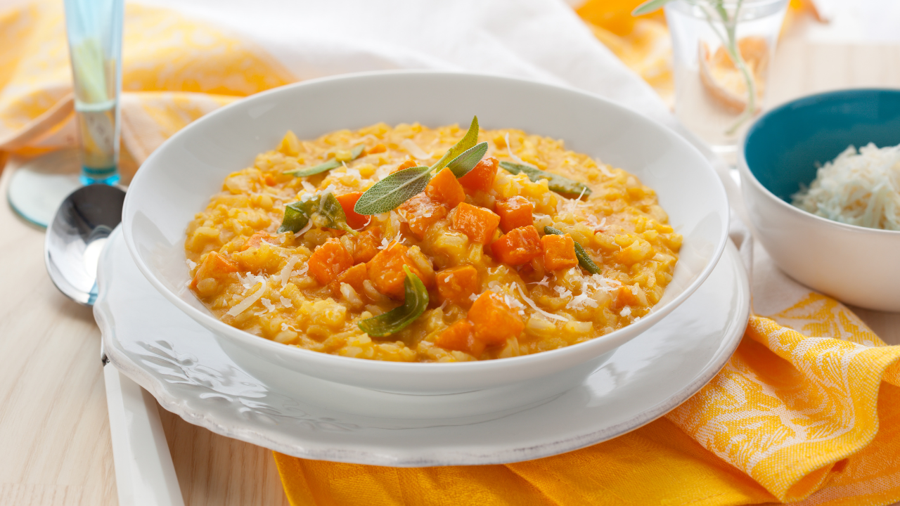 2. Butternut squash risotto