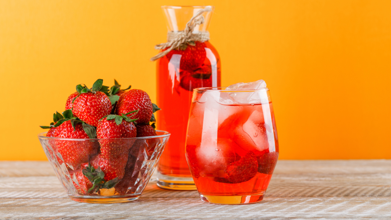 5. Agua de Fresa
