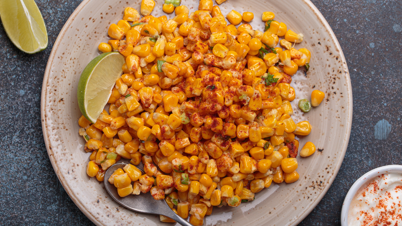 12. Cajun-seasoned corn