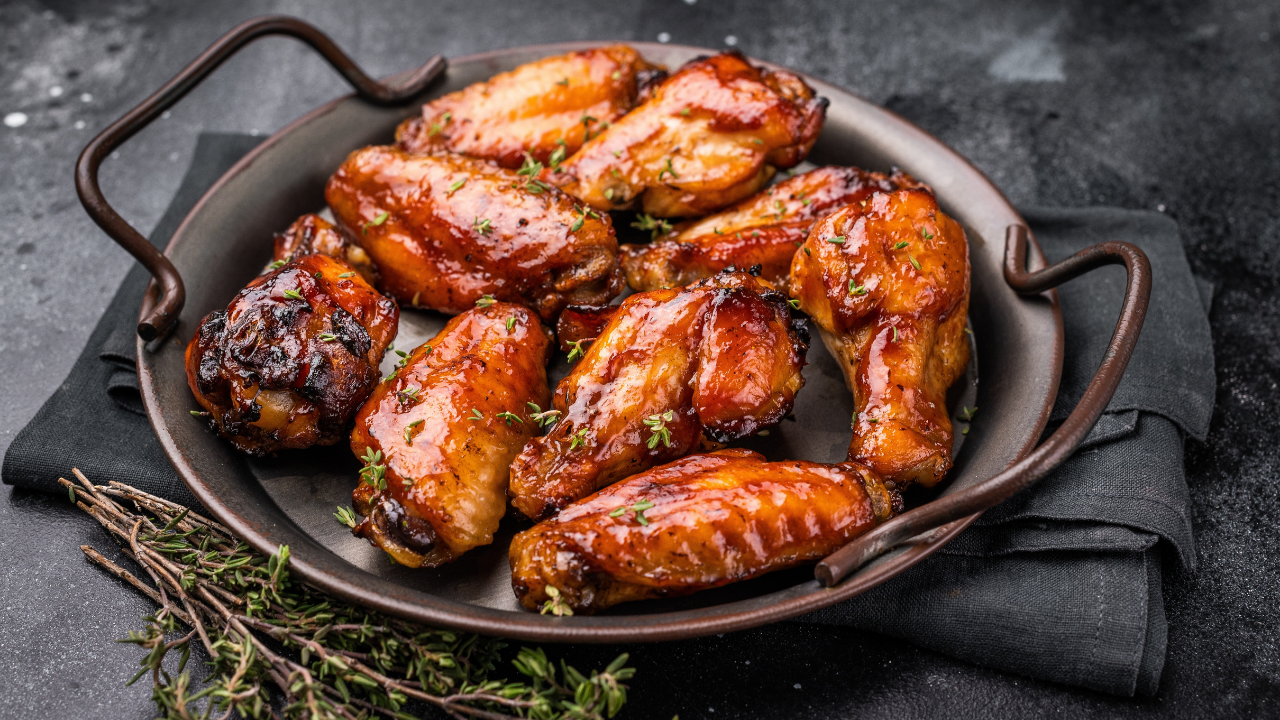 11. Tangy barbecue chicken wings