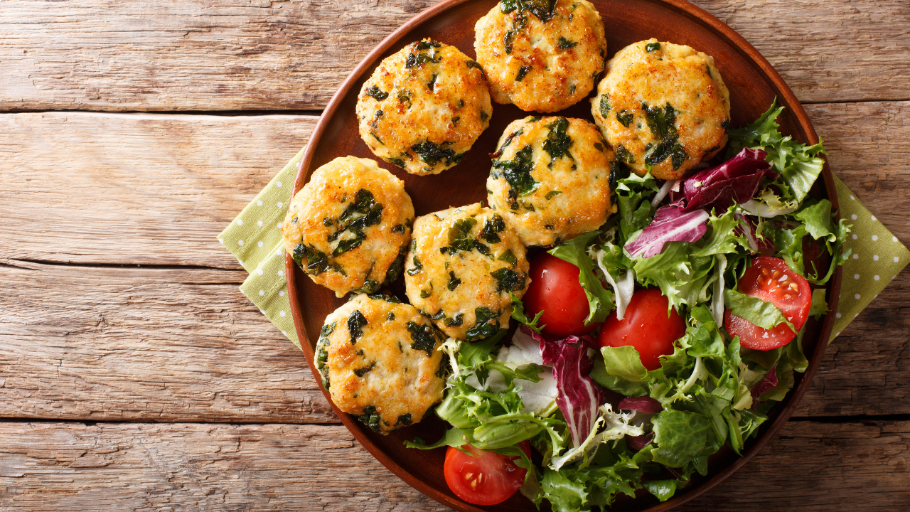17. Spinach turkey meatballs