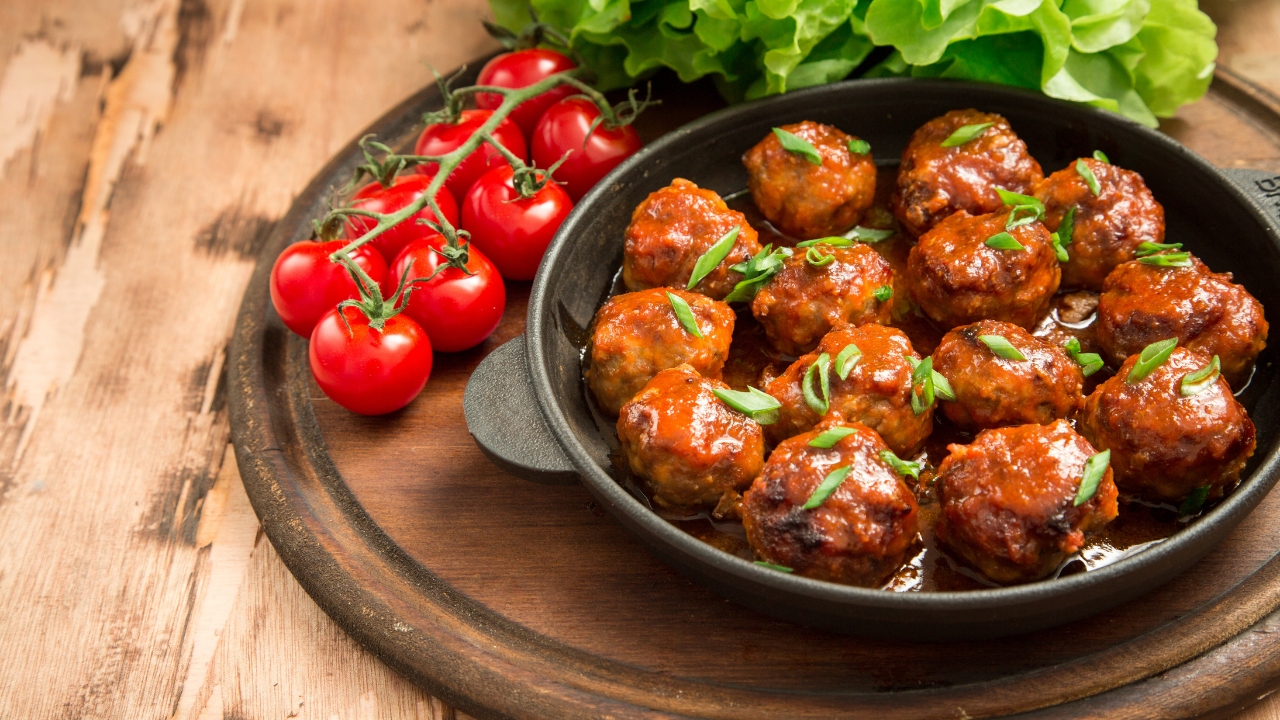 15. Sweet and sour party meatballs