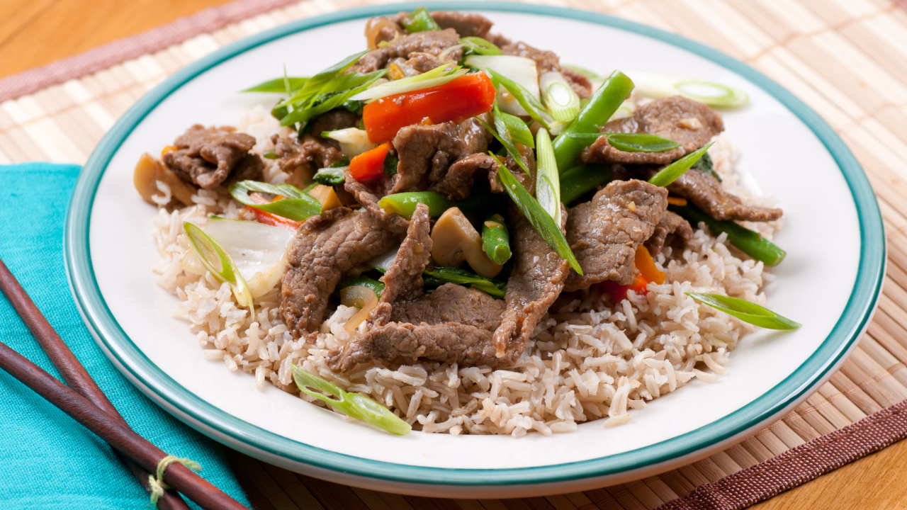 5. Ginger Steak Fried Rice
