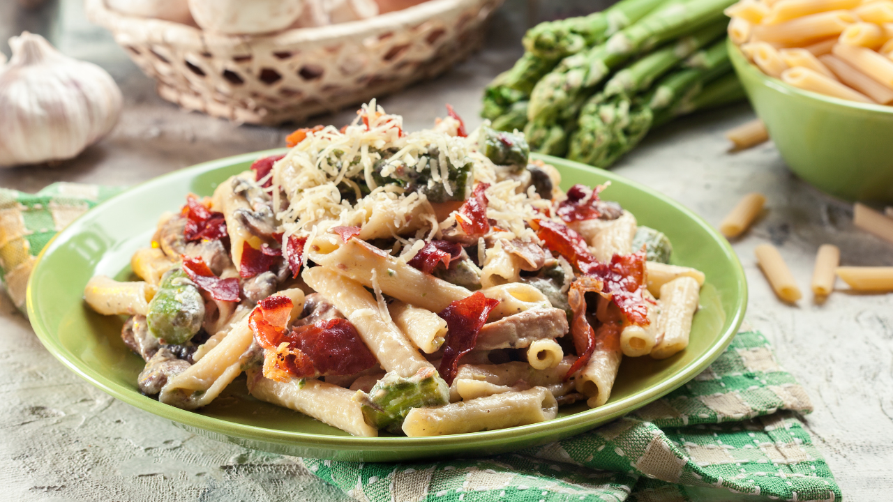17. Sausage Asparagus Pasta