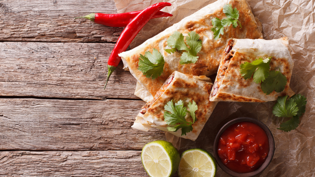 6. Grilled Beef Chimichangas
