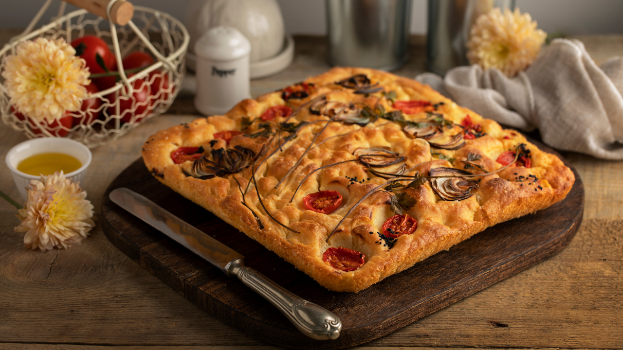 18. Focaccia flatbreads