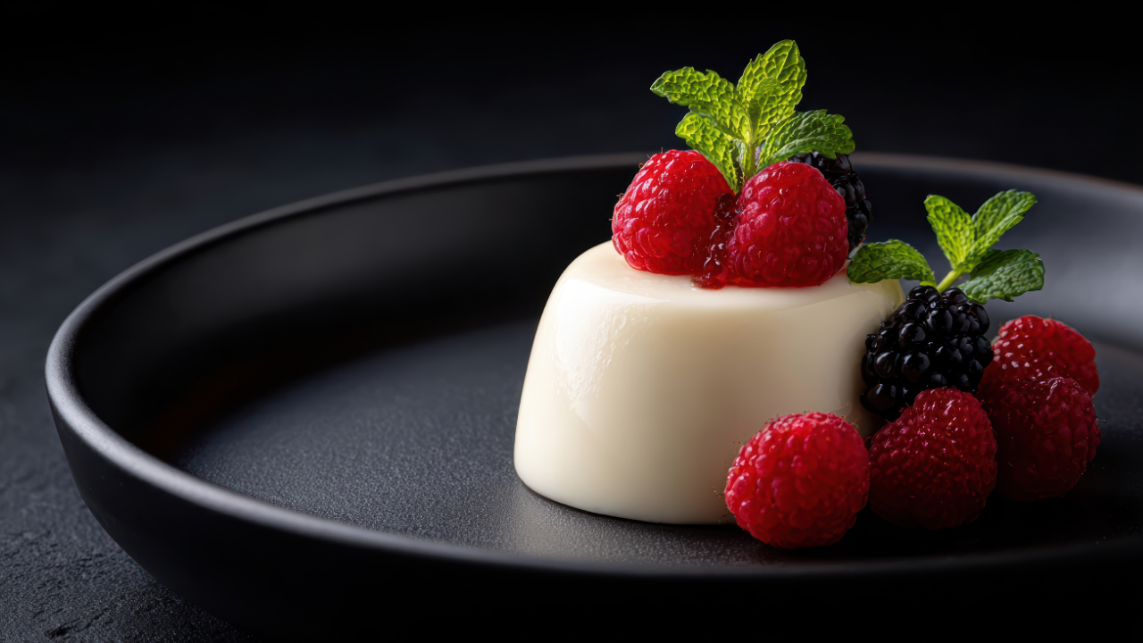 15. Panna cotta