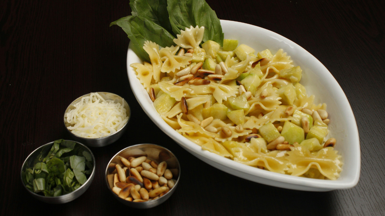 22. Homemade farfalle