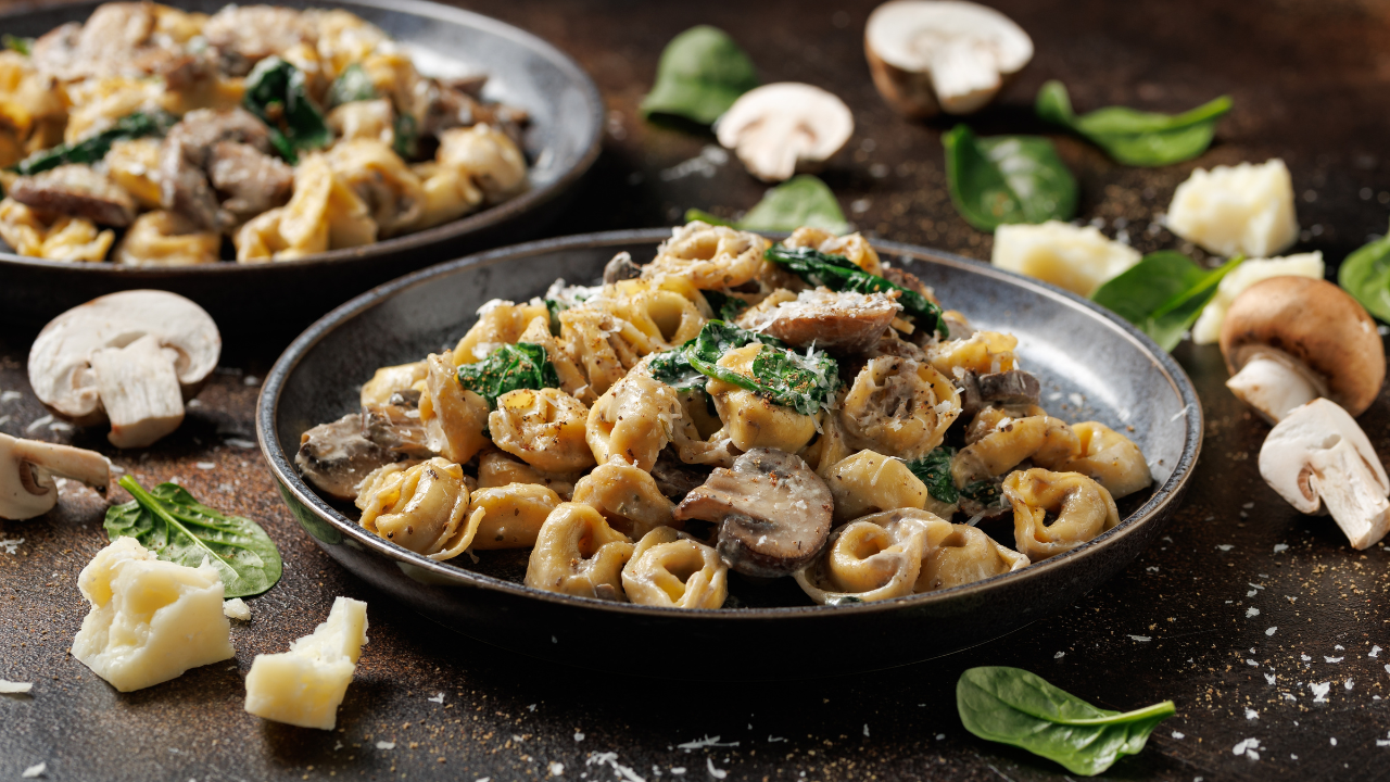 7. Tortelli with sage, spinach, and ricotta
