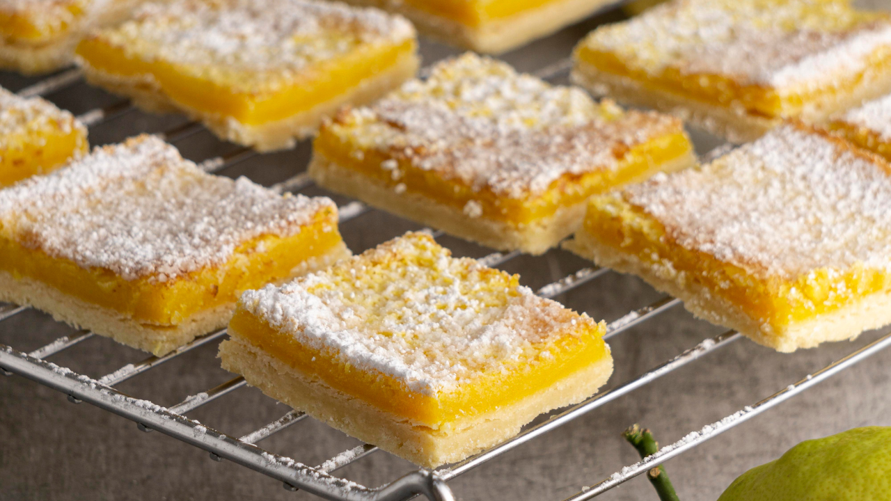 1. Lemon Brownies With a Citrus Twist