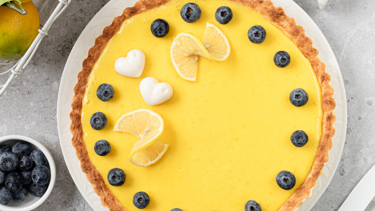 19. Lemon Blueberry Mini Cheesecakes for Entertaining