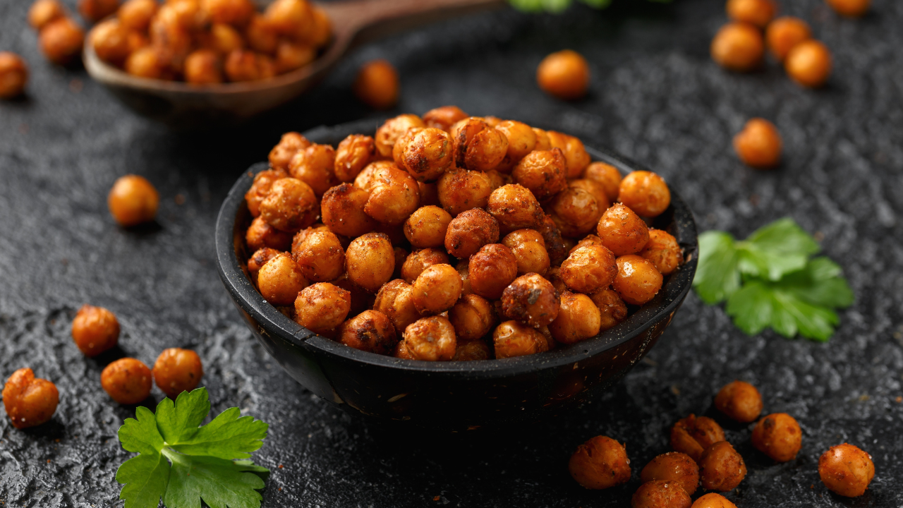 22. Roasted chickpeas