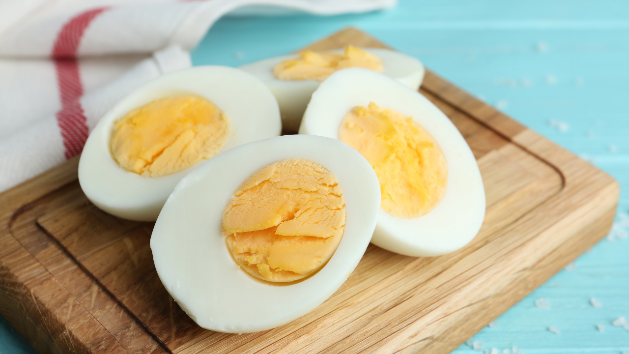 17. Hard-boiled eggs