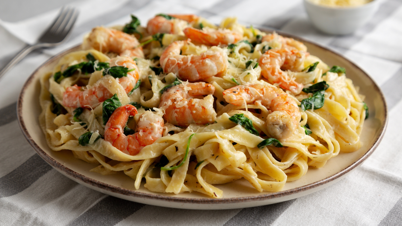 1. Cajun Shrimp Pasta