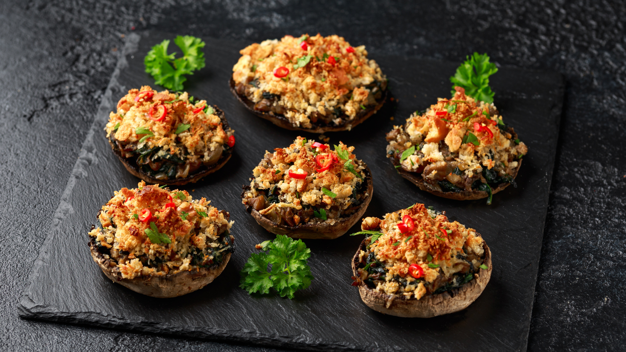 5. Crab Stuffed Mushrooms