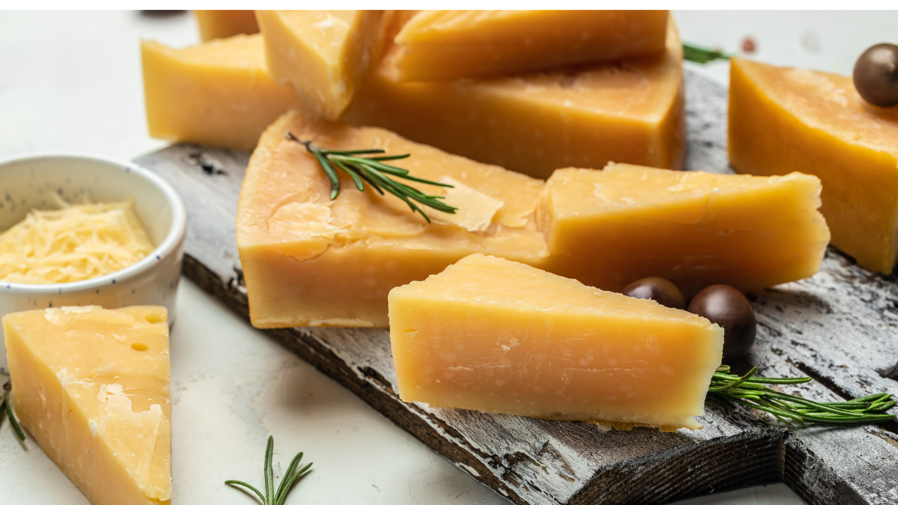 29. Hard cheese