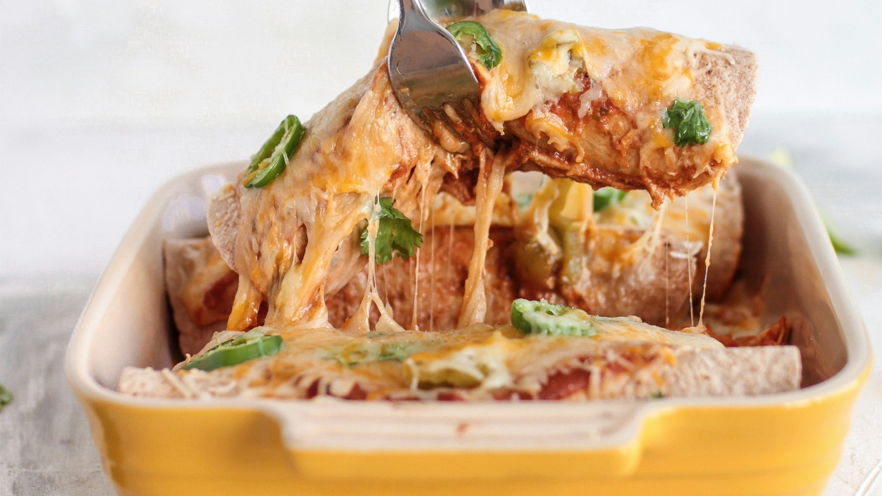 3. Chicken enchiladas