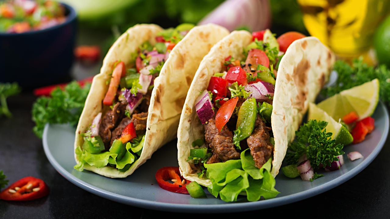 1. Beef tacos