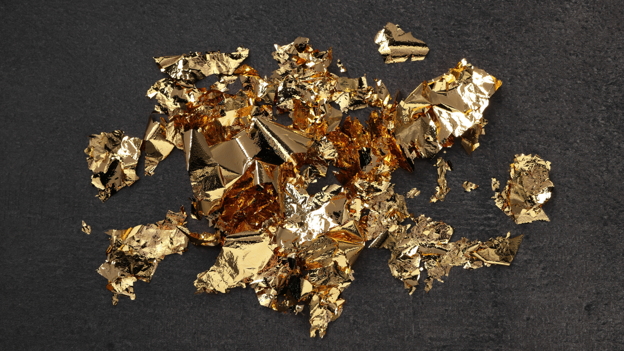 6. Edible gold